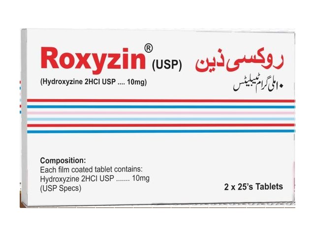 Roxyzin Tab 10mg (5x5’s)