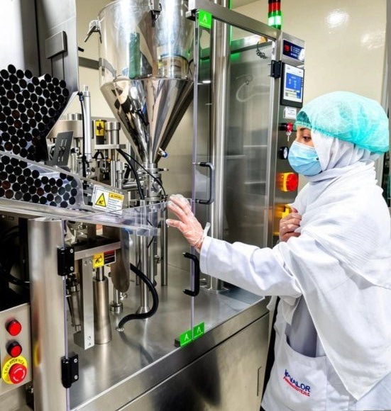 Operator at a manufacturing line